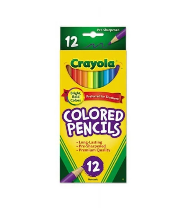 Crayola 12 Count Colored Pencils, 12