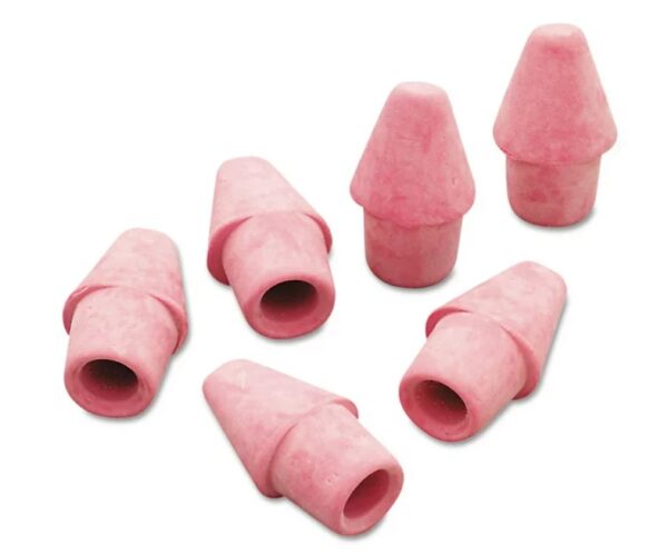 Paper Mate Arrowhead Pink Pearl Cap Erasers